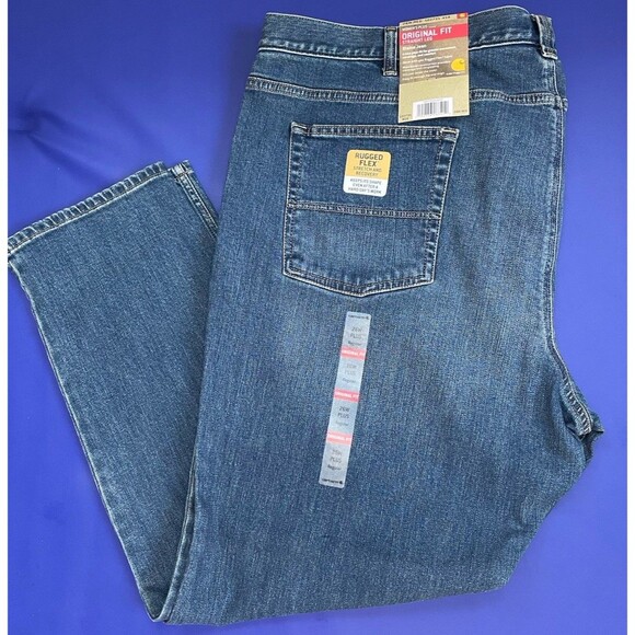 Carhartt Jeans - Women's Plus Original Fit Straight Leg Blaine - size 26w NWT - Picture 1 of 6